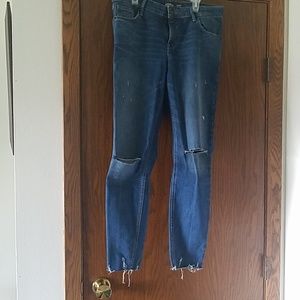 Old Navy rockstar jeans distressed sz 10